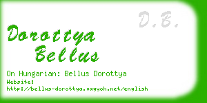 dorottya bellus business card